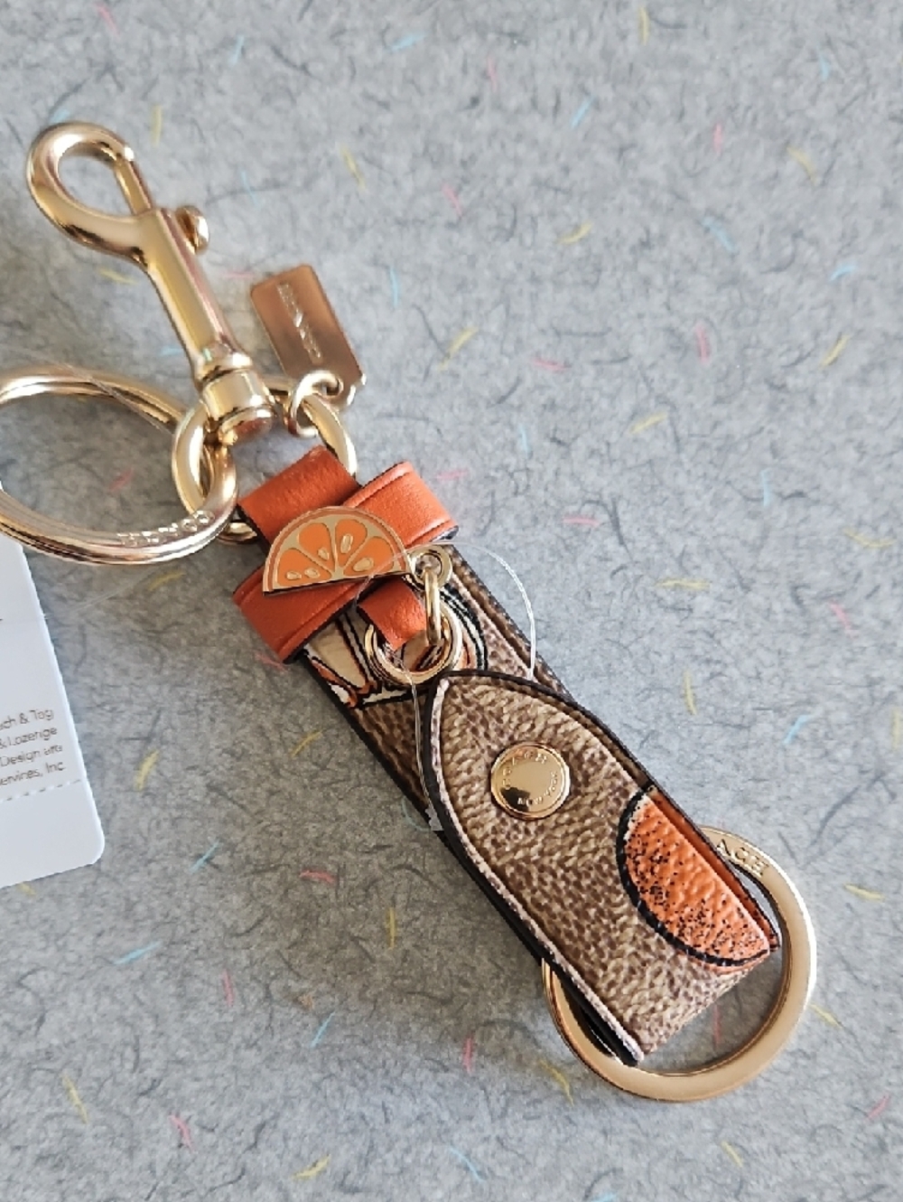 Coach Oranges Keyring - Picture 2 of 10